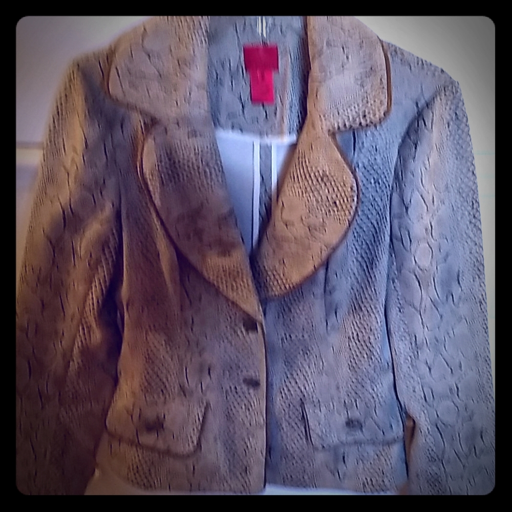 Brand Christina, Brown leopard style polyester jacket
